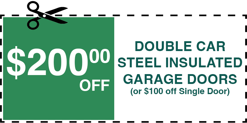 200 off garage door repair Bronxville